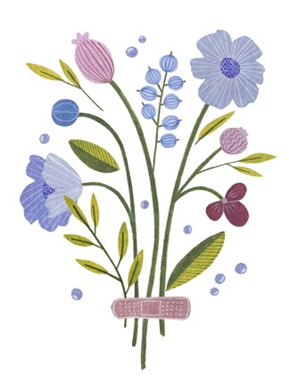 Framed Blooming Again II Print