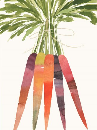 Framed Vibrant Bunch I Print