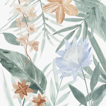 Framed Tropical Welcome IV Print