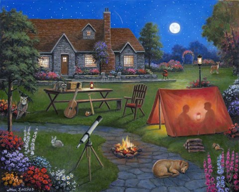 Framed Kids Night Out Print