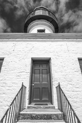 Framed Front Door, Old Point Loma Lighthouse Print