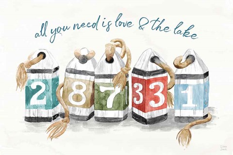 Framed Lake Love IV Print