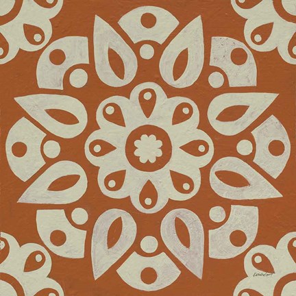 Framed Terra Cotta Tile IV Print