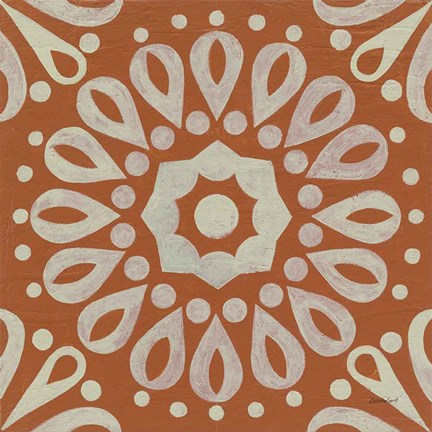 Framed Terra Cotta Tile III Print