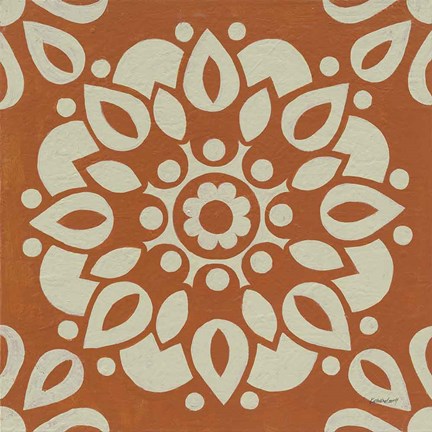 Framed Terra Cotta Tile II Print
