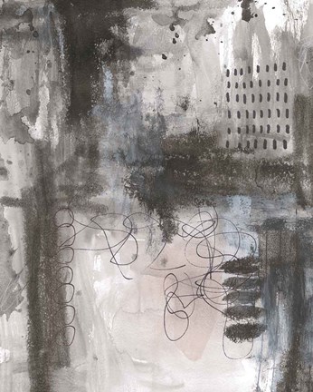 Framed Gray Matter II Print