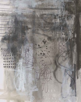 Framed Gray Matter I Print