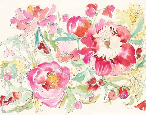 Framed Raspberry Picking Print