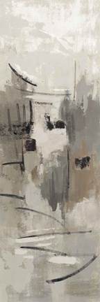 Framed Sail Away I Neutral Print