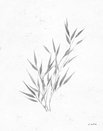 Framed Soft Summer Sketches III Blue Print