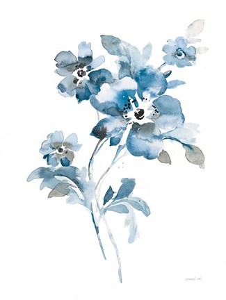 Framed Blues of Summer I Print