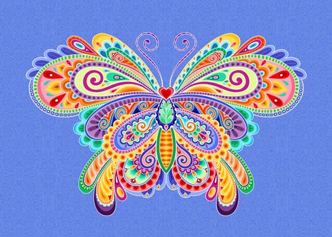 Framed Mexicana Butterfly Print
