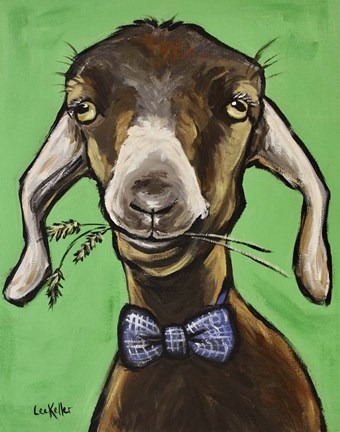 Framed Goat &#39;Billy The Kid&#39; Print