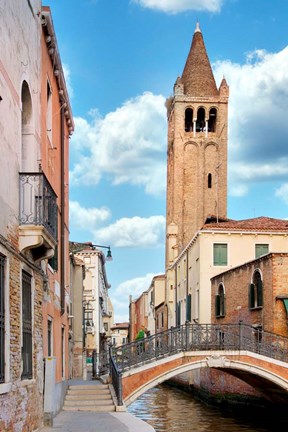 Framed Venezia Canale #1 Print