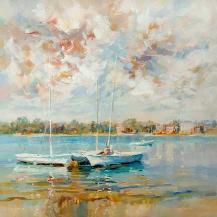 Framed At Water&#39;s Edge Print