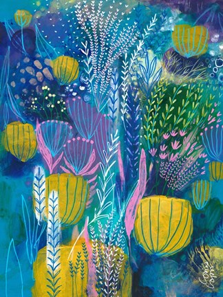 Framed Sea Life Print