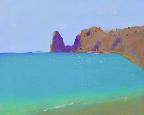 Framed Seaside Print