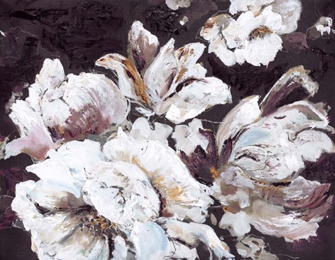 Framed Dark Flower Print