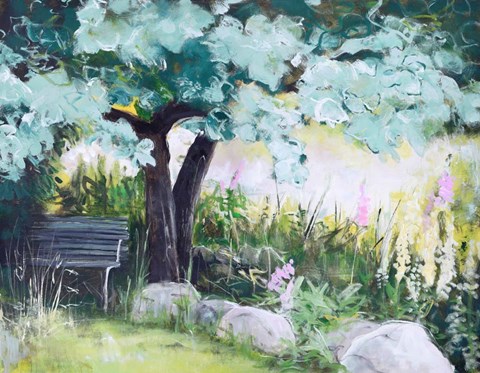 Framed Spring Field Print