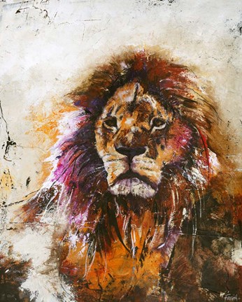 Framed Tiger Vision Print