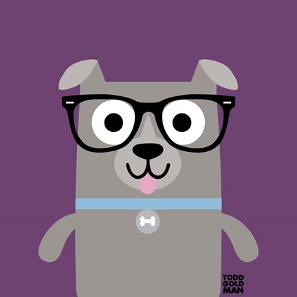 Framed Bow Wow Pitt Bull Print