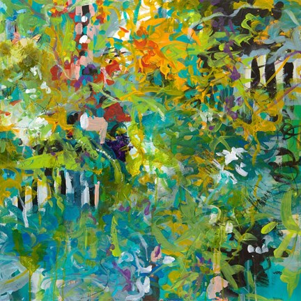 Framed Garden Gate Print