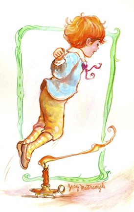 Framed Jack Be Nimble Print