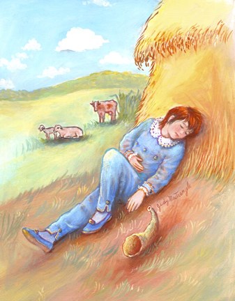 Framed Little Boy Blue Print