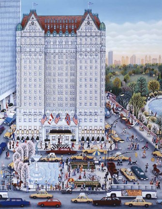 Framed Spring Plaza Print