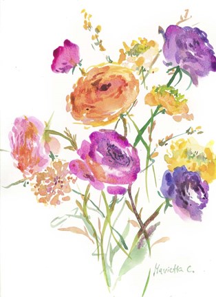 Framed Flower Series 15 Print