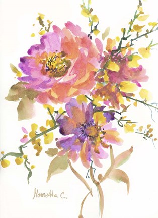 Framed Flower Series 18 Print