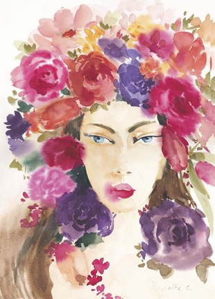 Framed Flower Series 27 Print