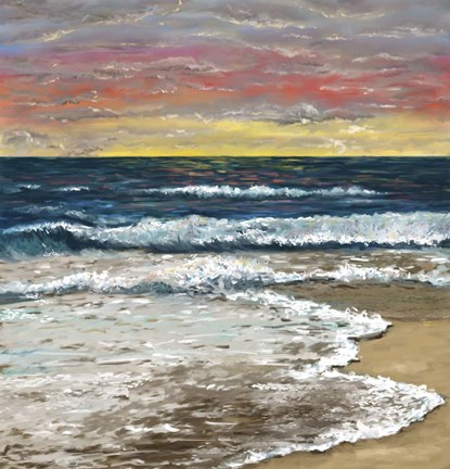Framed Ocean Landscape Print