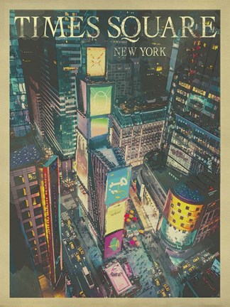 Framed Times Square Print