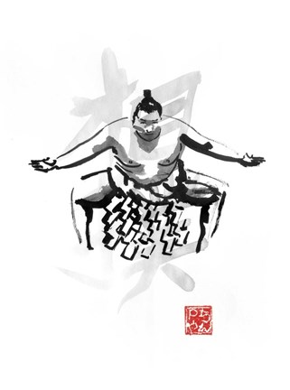 Framed Sumotori 2 Print