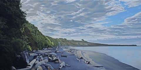 Framed Clover Point Print