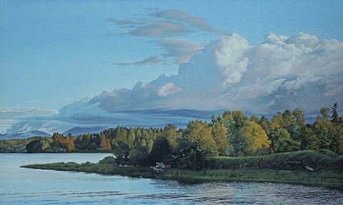 Framed Summer Estuary Print