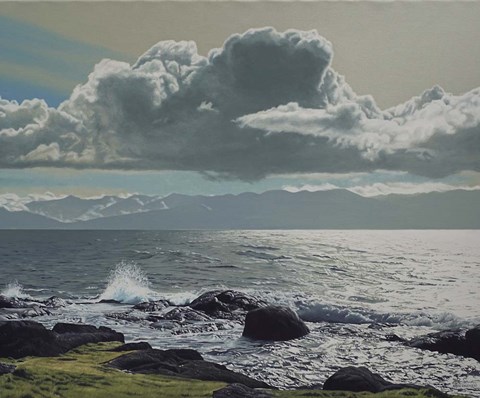 Framed Windy Afternoon Print