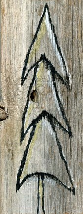 Framed Christmas Tree III Print