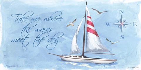 Framed Take Me Print