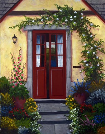 Framed Welcoming Doors Print