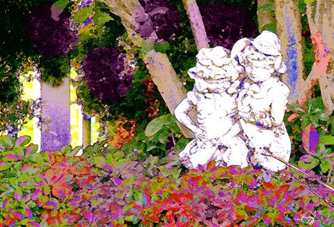 Framed Garden III Print