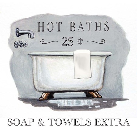 Framed Hot Baths Print