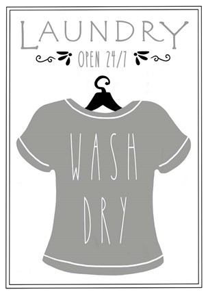 Framed Laundry Shirt Print