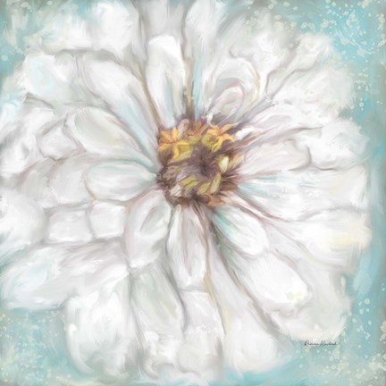 Framed Zinnia IV Print