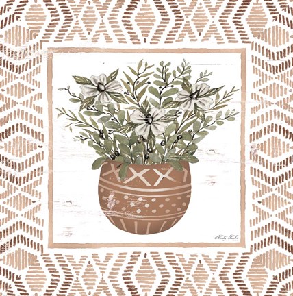 Framed Terracotta Pot II Print