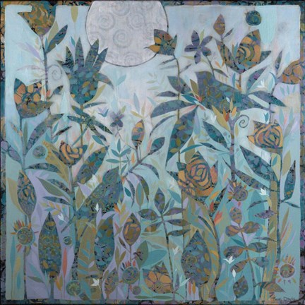 Framed Birds and Blooms Print