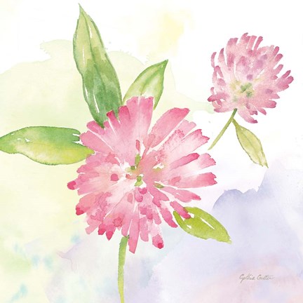 Framed Wildflower Single I Print