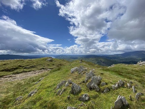 Framed Highland Path Landscape Print