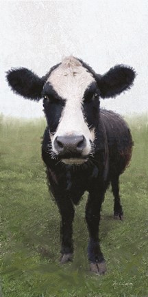 Framed Funky Cow I Print